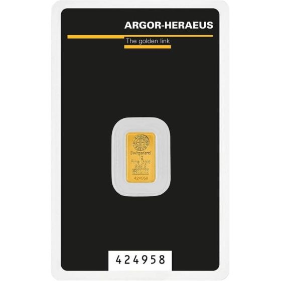 Argor-Heraeus Gold Bar - One Gram