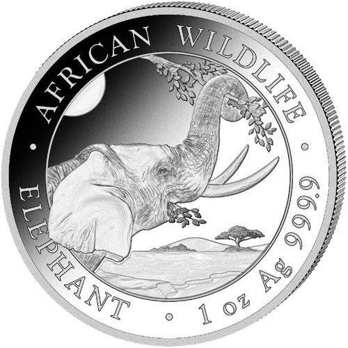 2023 Somali Elephant 1oz Silver